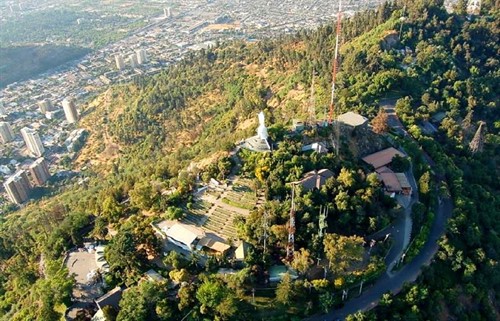 San Cristobal Hill - Bike Tour Santiago