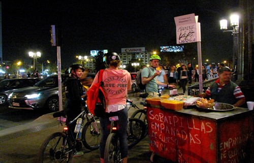 Bike Tour de noche Santiago Chile