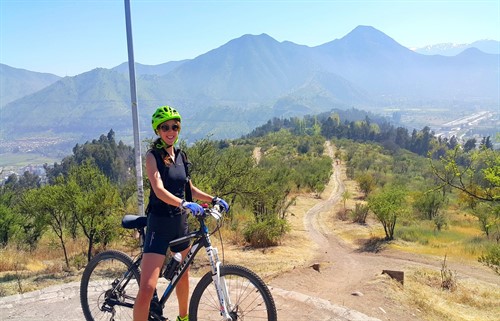 Mountain biking tour Santiago