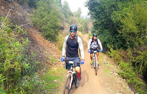 Mountain bike trails -  Santiago bike tours