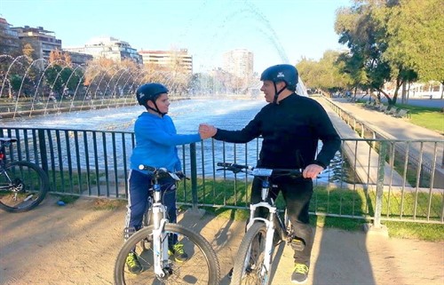 Santiago Parks bike tour