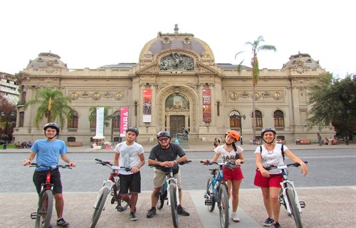 Santiago City Bike Tour - Museo de Bellas Artes